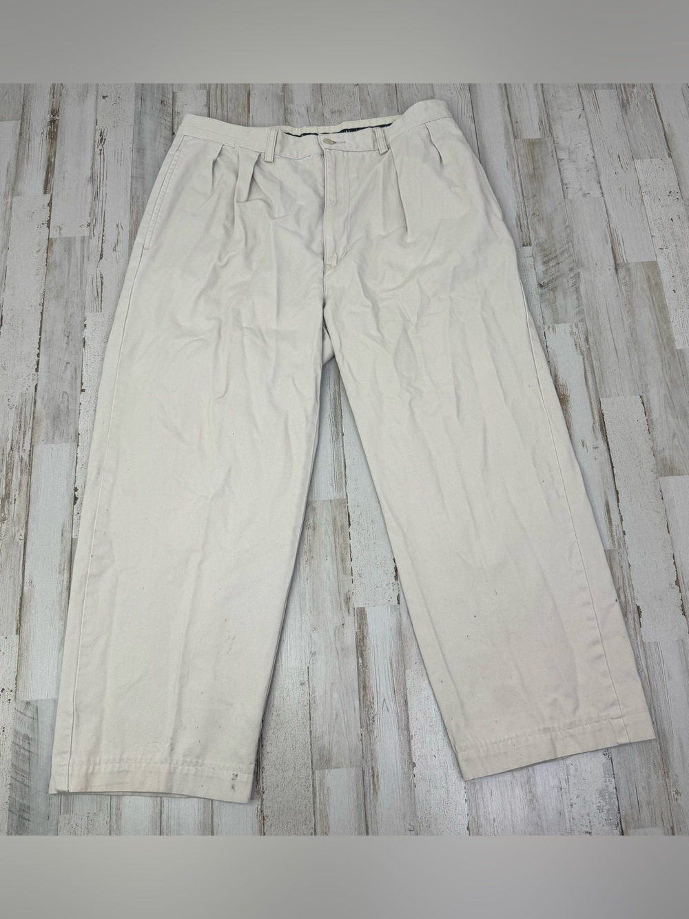Polo Ralph Lauren 32x25 Classic Fit Khaki Cotton Casual Pants Men's